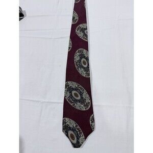 Cellini Collection 100% Italian Silk Paisley Tie Made In USA